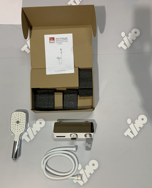 Смесители для ванны и душа Timo Torne хром-белый 4314/00-16Y